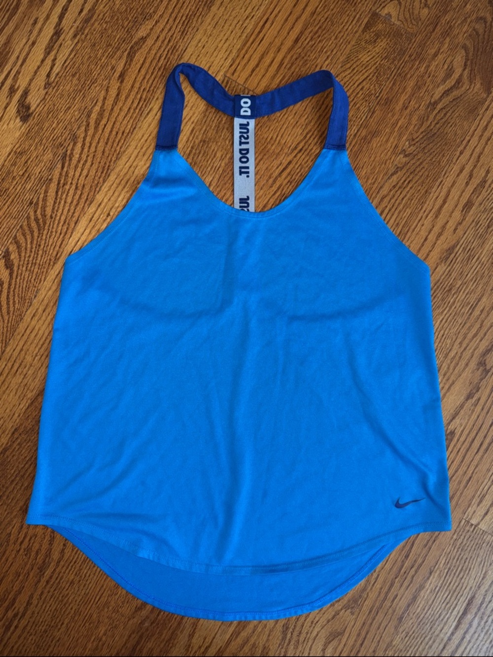 Nike Bright Blue Racerback Athletic Tank women’s Sz M